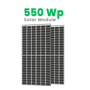Loom Solar Mono PERC Half-Cut Shark 550 Wp Bifacial, 144 Solar C ells PV Module (Pack of 2)